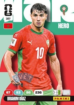Brahim Diaz Morocco Panini FIFA World Cup 2026 Adrenalyn XL #307